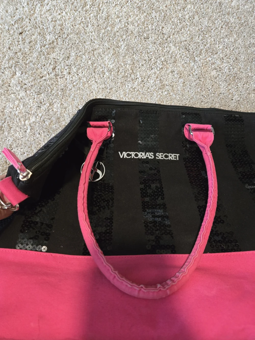 Victorias Secret black tote